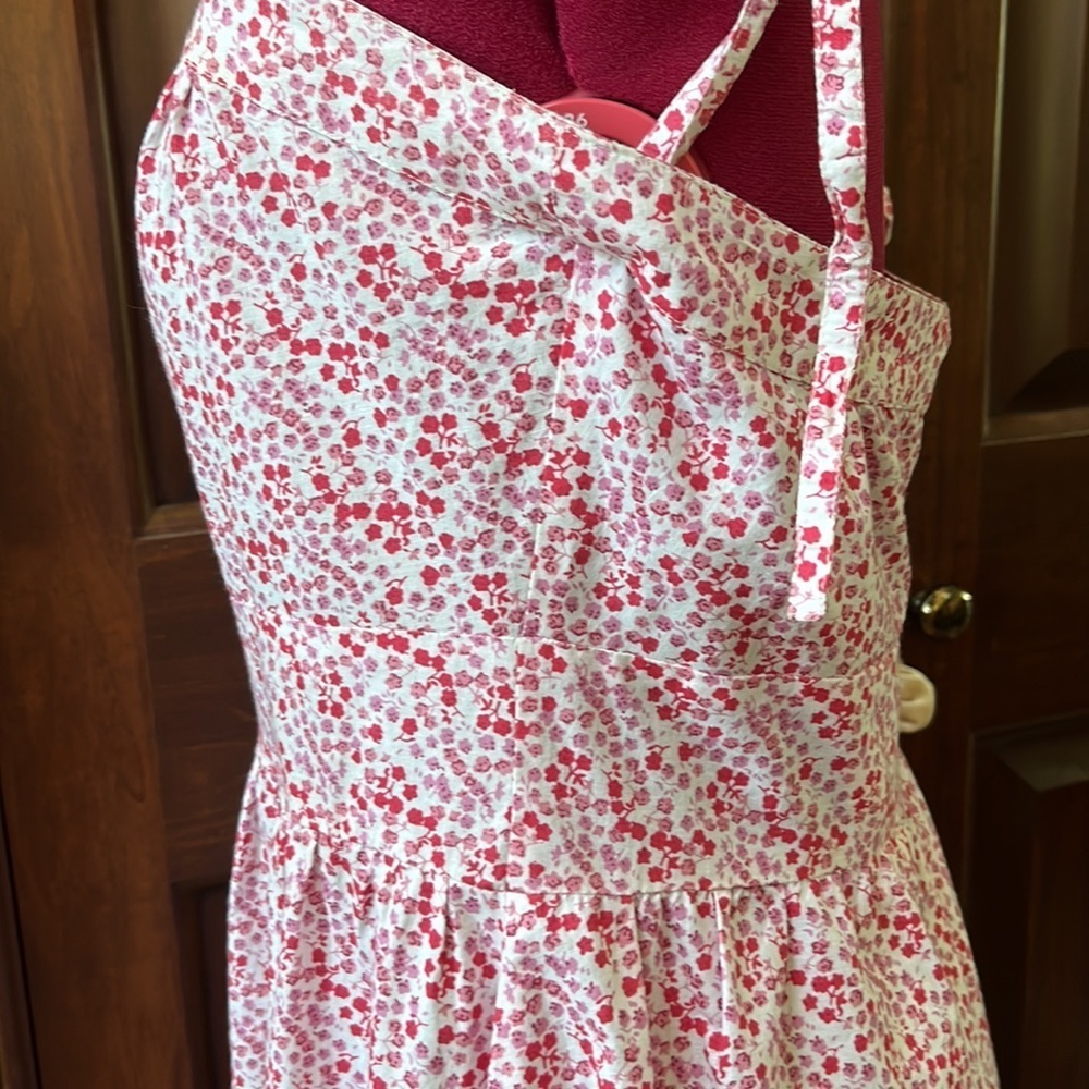 Passport NWT Pink/ Red Floral Print Sun Dress Size S - Picture 6 of 13